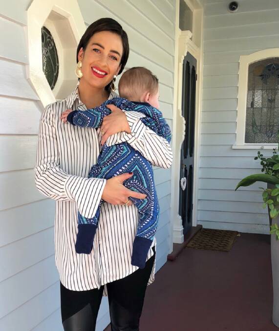 BRIGHT MOVE: Liana Purser, who grew up in Ballarat, is urging people to better know their risks after her diagnosis of an aggressive breast cancer while pregnant.