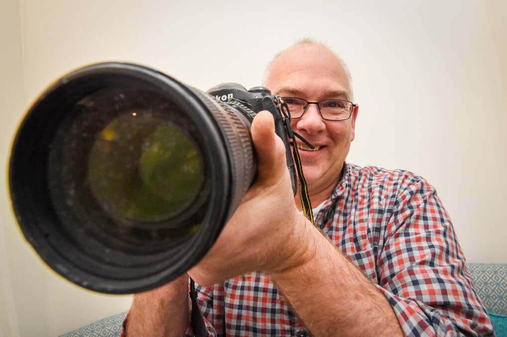 CLOSE UP: St John of God Raphael Services Victorian west manager Danny Stone hopes to see lots of photos of children with significant men in their lives. Picture: Darren Howe, Bendigo Advertiser