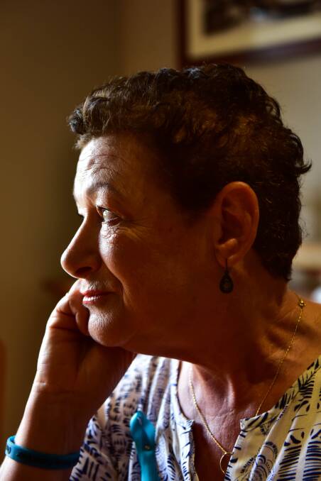 DEFIANCE: Vicki Wilson has twice been diagnosed with ovarian cancer, after beating breast cancer twice. She refuses to let cancer scare her. Picture: Brendan McMcCarthy