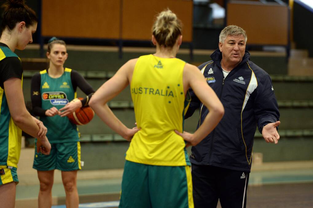 BIGGEST STAGE: Ballarat Miners coach Brendan Joyce reflects on his time leading the Australian Opals into an Olympic Games, saying the tough work starts years before. Picture: Kate Healy