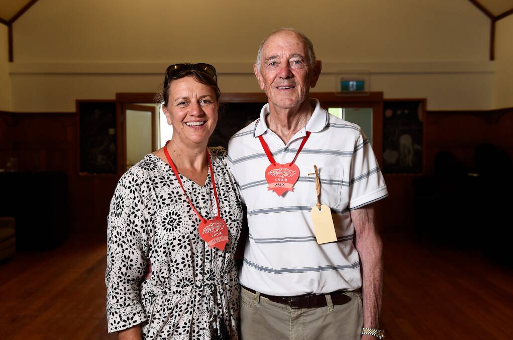 JOIN THE CHORUS: Helen Lawson and her dad Max, who has dementia, are rediscovering a love of music together. Picture: Adam Trafford