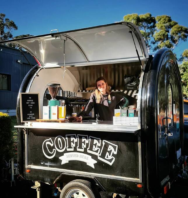 PERSPECTIVE: Monica Browne is following her sister's lead and serving up coffees for a cause to give back more to the community and her young family. Picture: The Coffee Cart by Kombi for a Cause, Facebook
