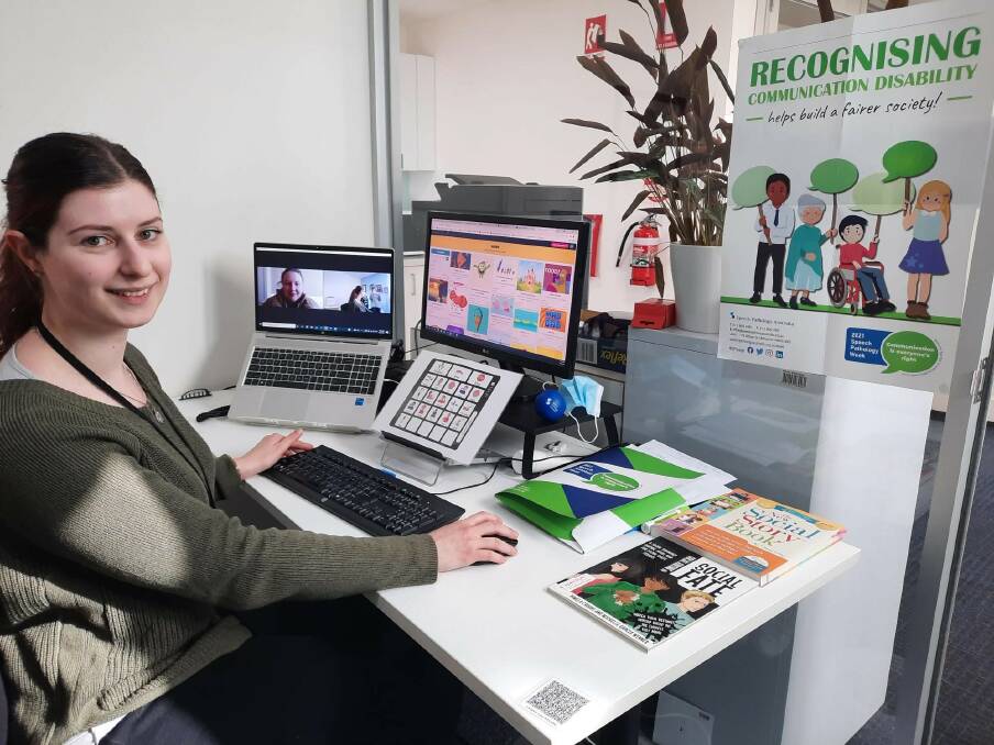 PREPARED: Speech pathologist Annabelle Gild says telehealth has demanded greater planning and back-up plans but has proven invaluable to help ensure clients have tools to improve their communication. Picture: OT Dynamics