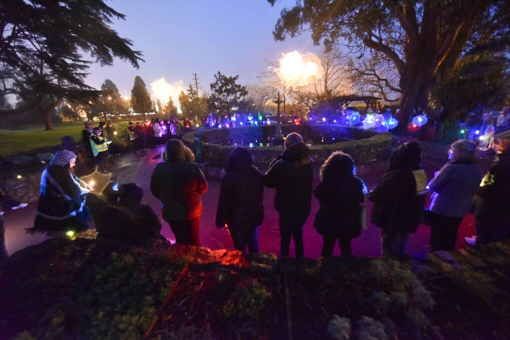 SHARING: Ballarat's Out of the Shadows commemorative walk each year helps all who have experienced loss by suicide and raise prevention awareness.Picture: Jeremy Bannister
