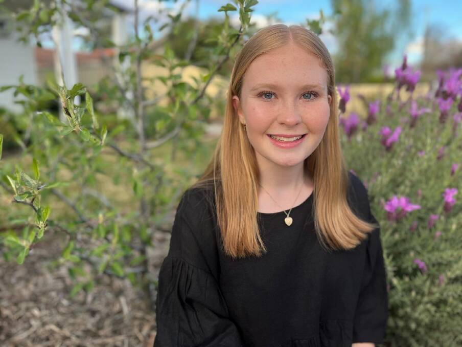 Young storyteller Meg Geljon can hardly wait to get started in the ABC's Heywire program to meet and learn from young people from across rural Australia. Picture ABC.
