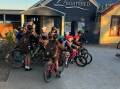 A peloton of junior cyclists gathered at Boatshed Restaurant to ride to Ballarat Grammar together for National Ride to School Day on Friday, March 22, 2024. 