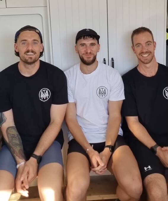 Good mates Gus Martin, Dean Ollerenshaw and Josh Kors are preparing to run from Federation Square in Melbourne to Ballarat later this year in a bid to raise awareness for mental health. 