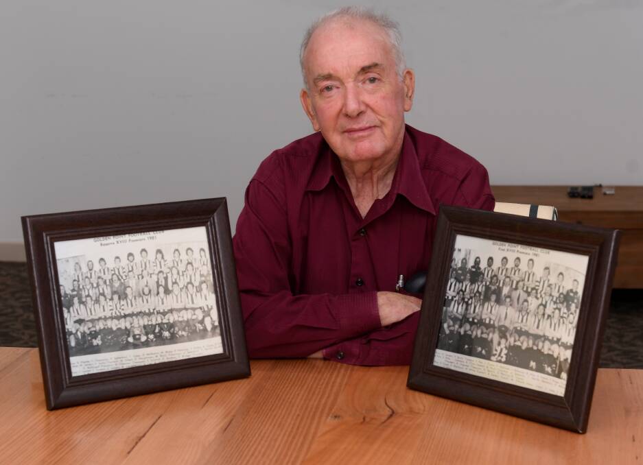 PASSION: Proud Golden Point man Wayne Hankin reflects on his journey into preserving Ballarat Football League history. Picture: Lachlan Bence