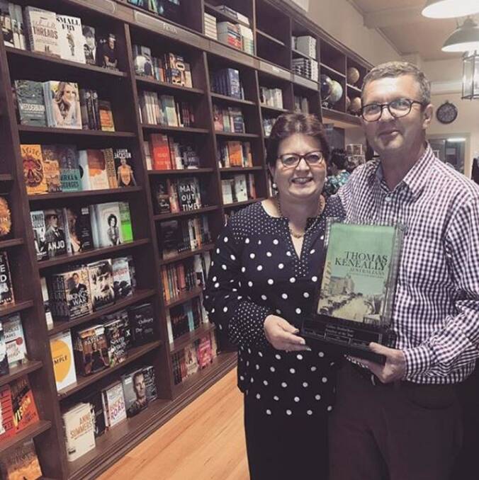 PRIZED: Tracey and Lyle's award-winning bookshop was judged on customer service, staff training, author events, store layout and community awareness and involvement.



