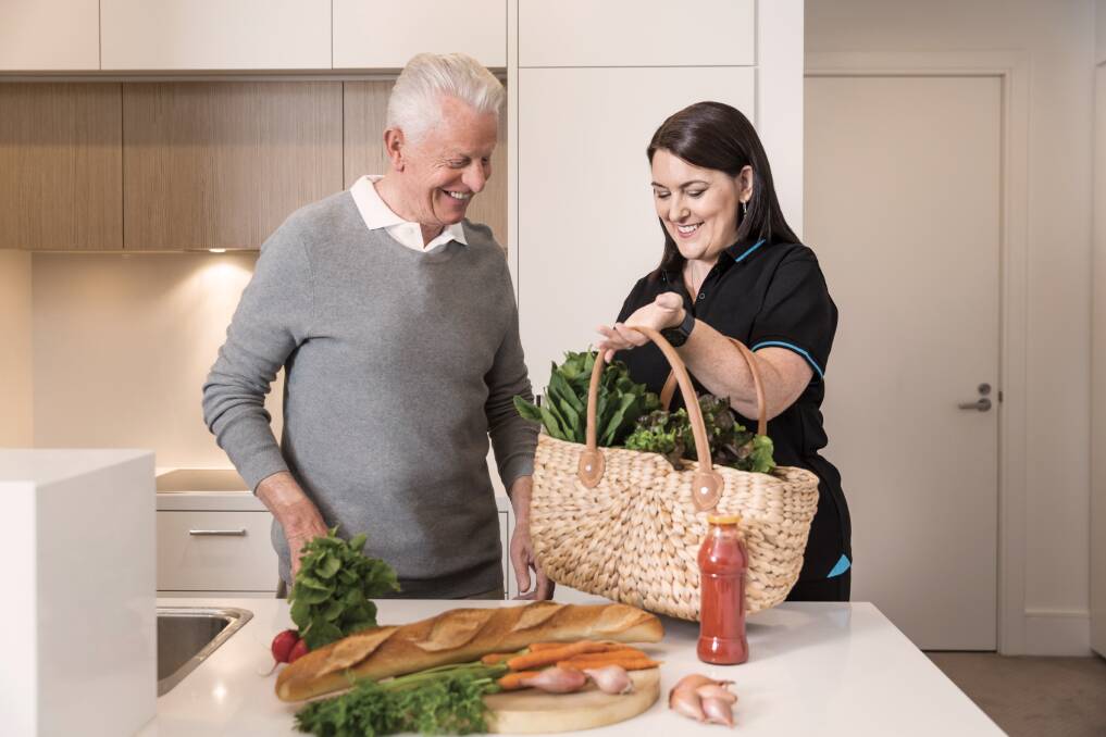 HELP ON HAND: VMCH are there to do whatever they can to make things easier and more manageable, by helping with daily requirements such as healthy eating and meal preparation. 