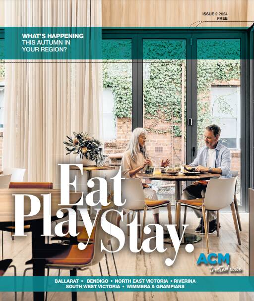 Eat Play Stay autumn edition is out now. Picture (taken at Babae) courtesy of Midwest Tourism Victoria 