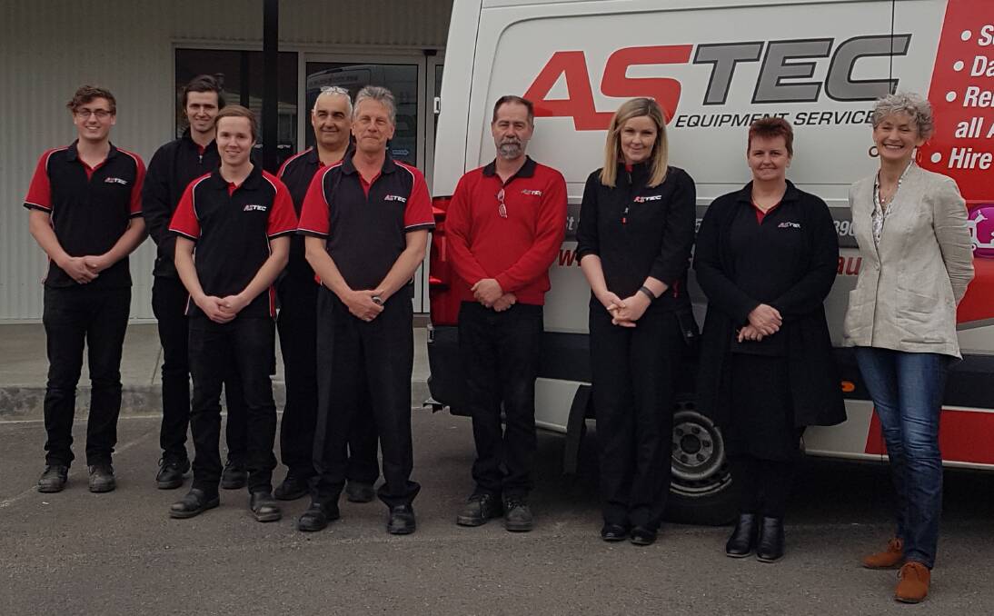 PROFESSIONAL: The team at Astec Equipment Services are always able to give customers informed and friendly advice for their individual needs.

