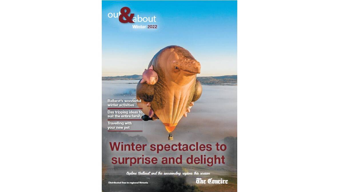 Out & About cover image: Patricia Piccinini, Skywhalepapa, 2020, National Gallery of Australia, Kamberri/Canberra,commissioned with the assistance of The Balnaves Foundation 2019, purchased 2020, Patricia Piccinini. 