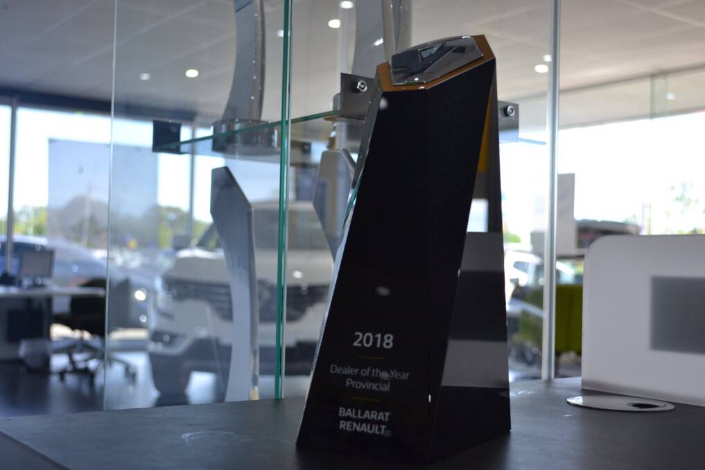 TROPHY: The Renault awards celebrate and acknowledge the French brand's top performances within Australia.   