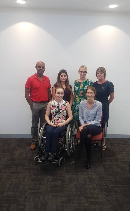 THE GP REGISTRARS: Back row: Chairperson Ajay Reddy, Rashi Anand, Lara Westbury and Practice Manager Anne Appledore. Front row: Eva Curley and Emma Goodwin. (Absent: Jordan Mayston amd Melissa Vile.)
