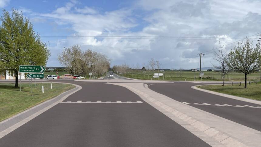 A rendering of the roundabout design. Picture: Tract Consultants