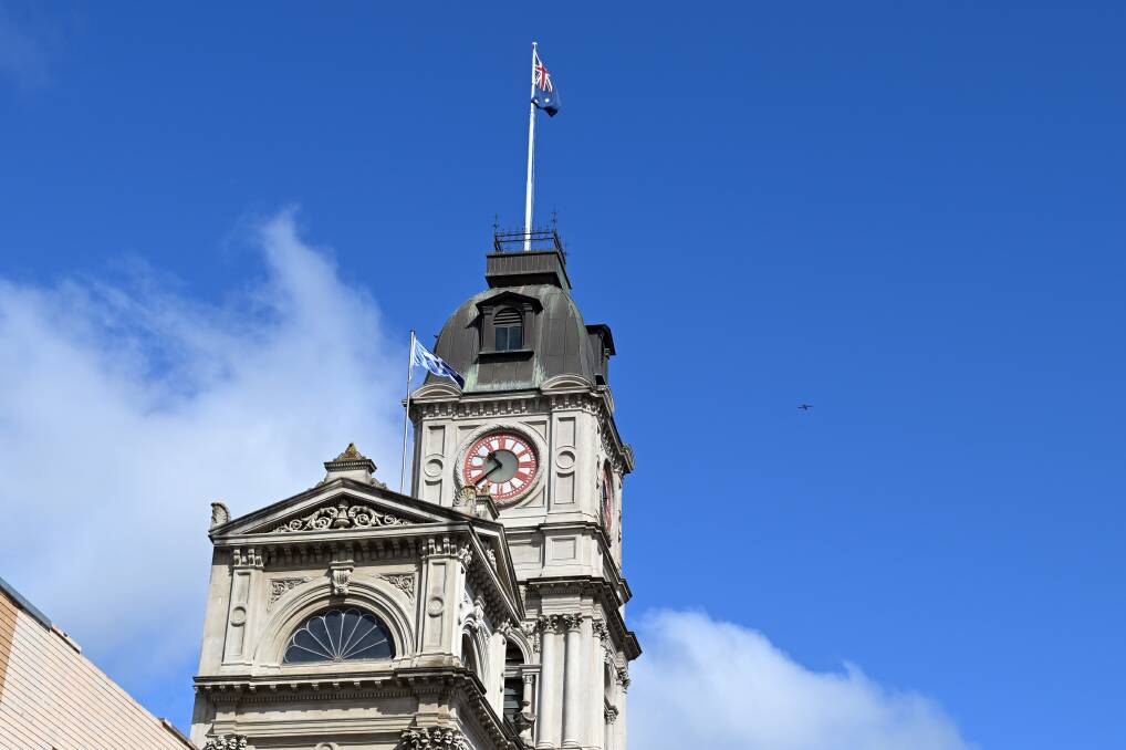 Ballarat town hall. Picture by Kate Healy