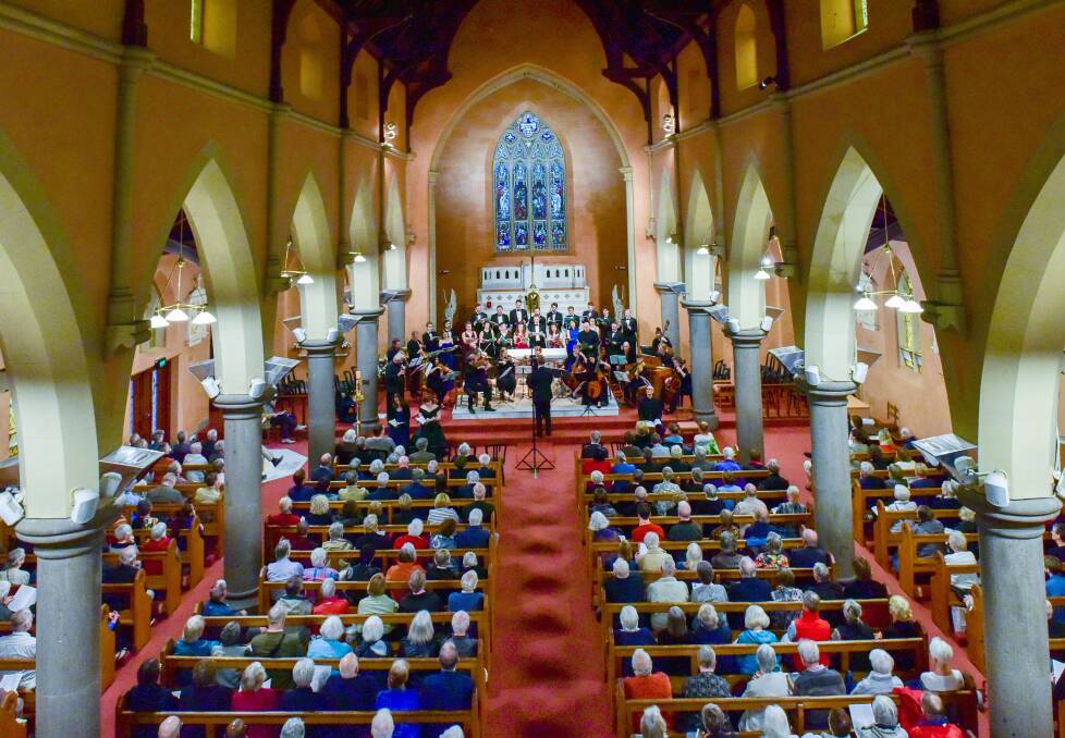 Opening night: St Alipius was full for the beginning of the 2020 programme. Picture: Brendan McCarthy