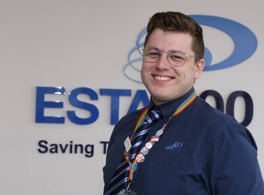 Resilience: Dylan Collis said working at ESTA was stressful but immensely rewarding. Picture: Lachlan Bence