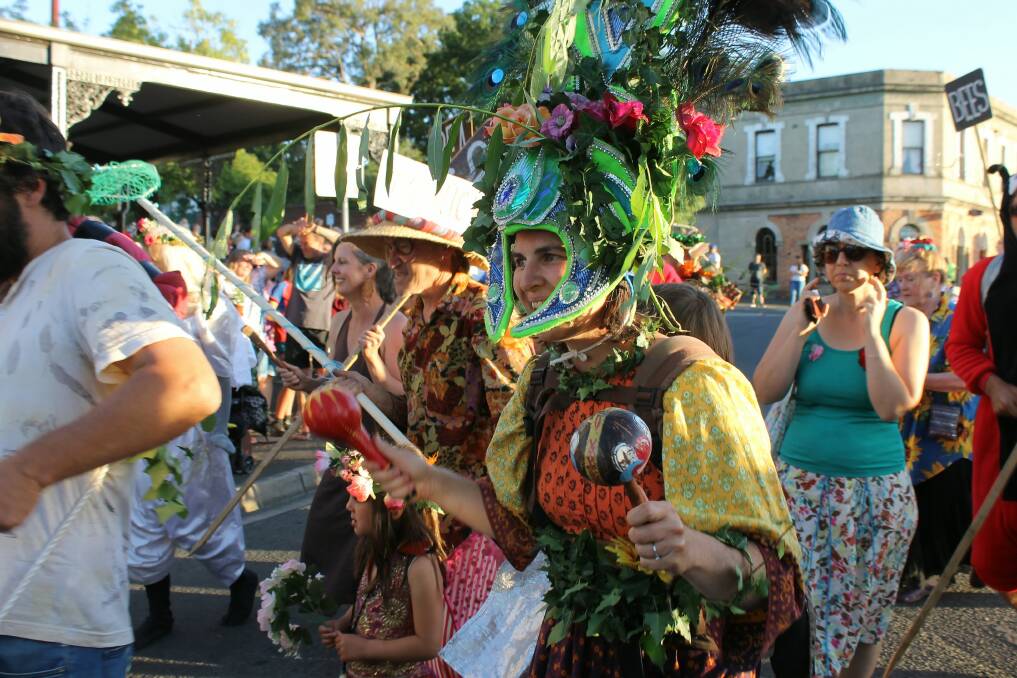 The New Year's Eve gala and parade in Daylesford is always colourful.
