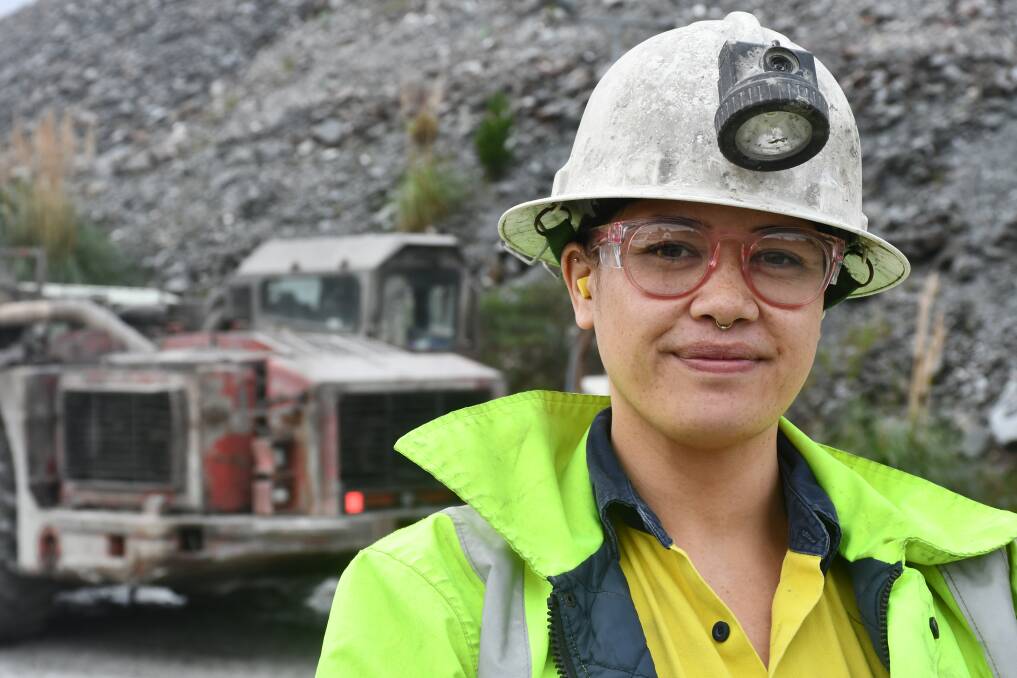 Kirstie Pihama has been working at the mine for about 18 months. Picture: The Courier