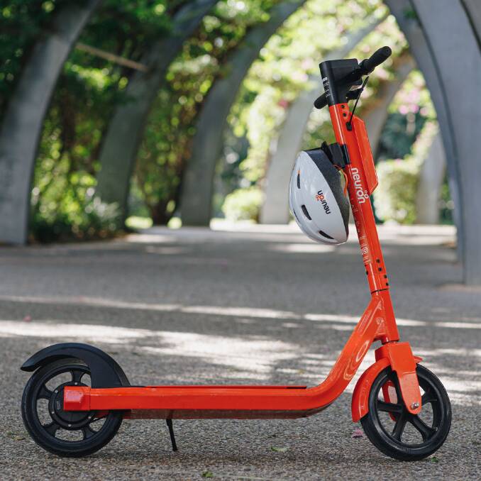 Future perfect: A Neuron Mobility N3 e-scooter. Picture:contributed
