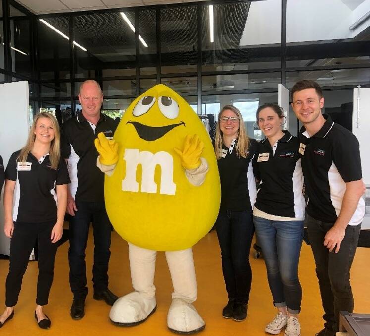 Heather Lord, Ian Ridley, Christine Burzynski, Leah Portlen and William Foskett at the Girls in STEM Day at Ballarat Tech School. Picture: contributed