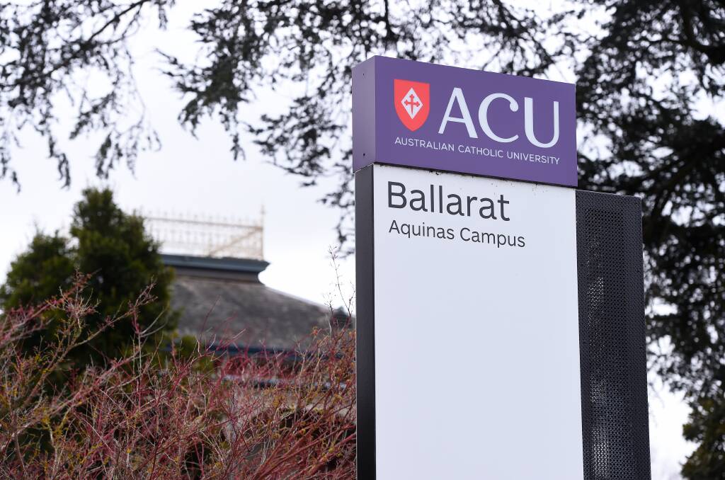 ACU's Ballarat campus on Mair Street. File photo