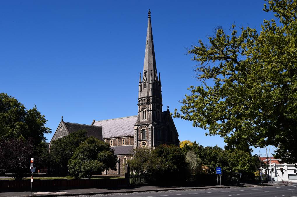 Empty: The historic St Andrews Kirk on Sturt Street has been vacant for years as religious attendance plummets. Picture: Adam Trafford