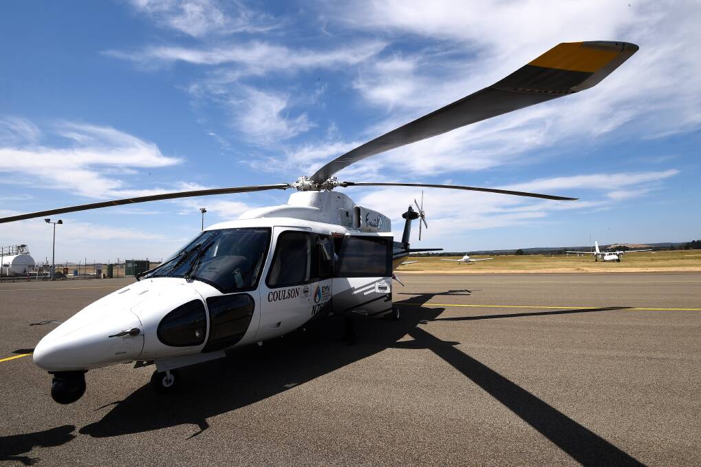 The helicopter will be based in Ballarat for the summer, but can move around to other airfields as necessary.