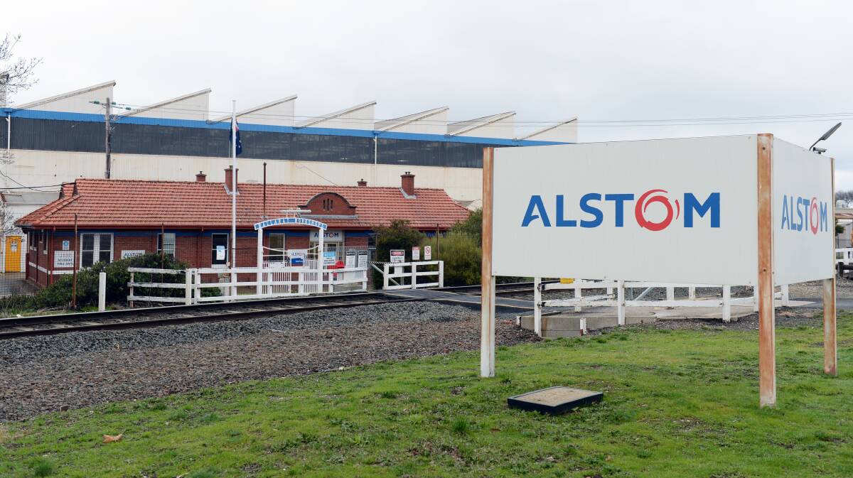 The Alstom factory on Creswick Road
