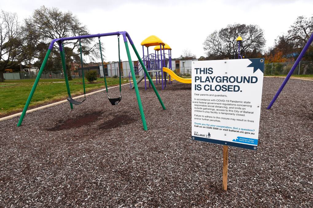 Playgrounds will allowed to open from Tuesday. Picture: Adam Trafford