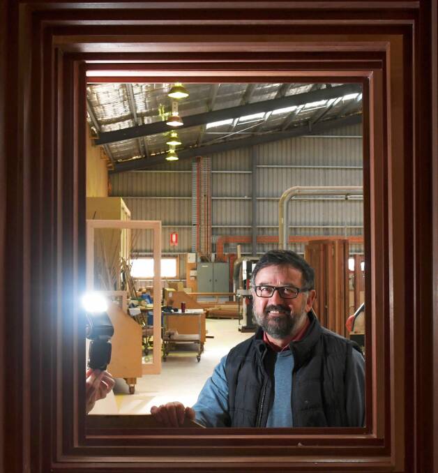Tony Paarhammer at his Ballan factory. Picture: Lachlan Bence