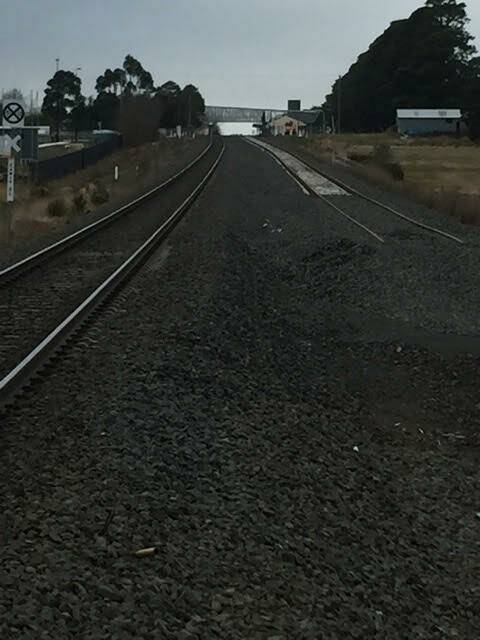 Another unfinished section of track near Ballan. Picture: Nick Beale