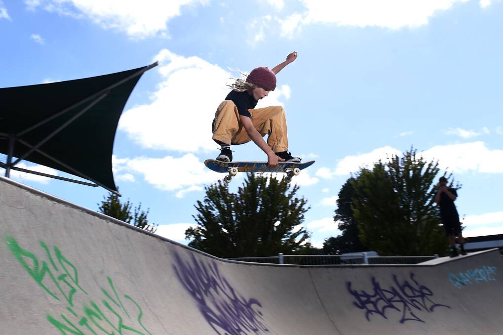 Benny Pallot wants to enter his first ever skate competition. Picture by Adam Trafford