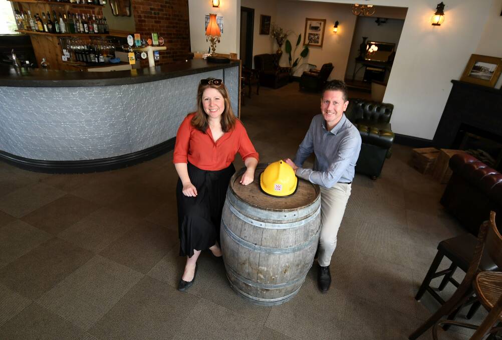 Fundraiser: Farmers Arms Hotel owners Christine Molloy and Richard McKeown were blown away by the response. Picture: Lachlan Bence