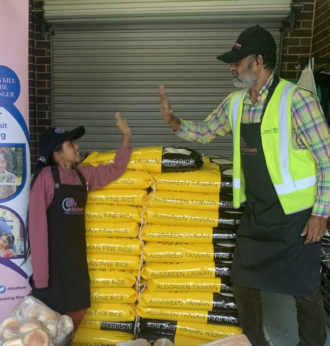 Hundreds of meals, 1200kg of rice: A massive donation to help feed those in need