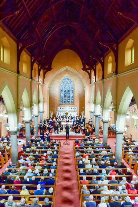Organs of the Ballarat Goldfields 2020 opening night at St Alipius. Picture: Brendan McCarthy