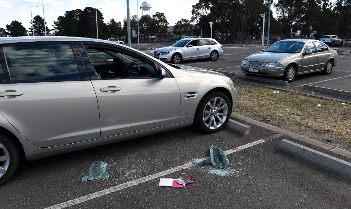WATCH: Superintendent Jenny Wilson speaks about a series of smashed cars in Ballarat