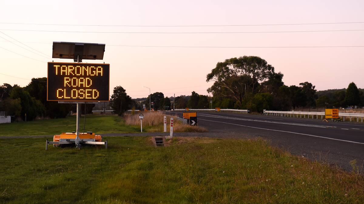 Midland Highway roundabout delayed by weather, Taronga Road to remain closed