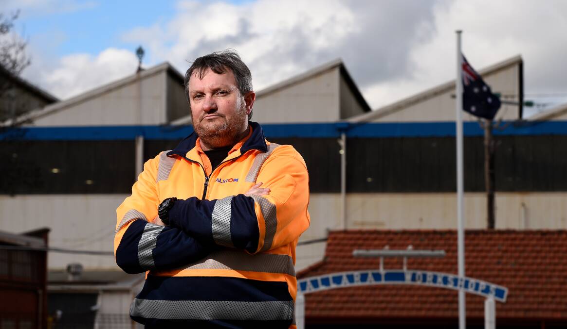 Alstom worker Ashley Mabbitt, an AMWU delegate, will be at the rally on Wednesday. Picture: Adam Trafford