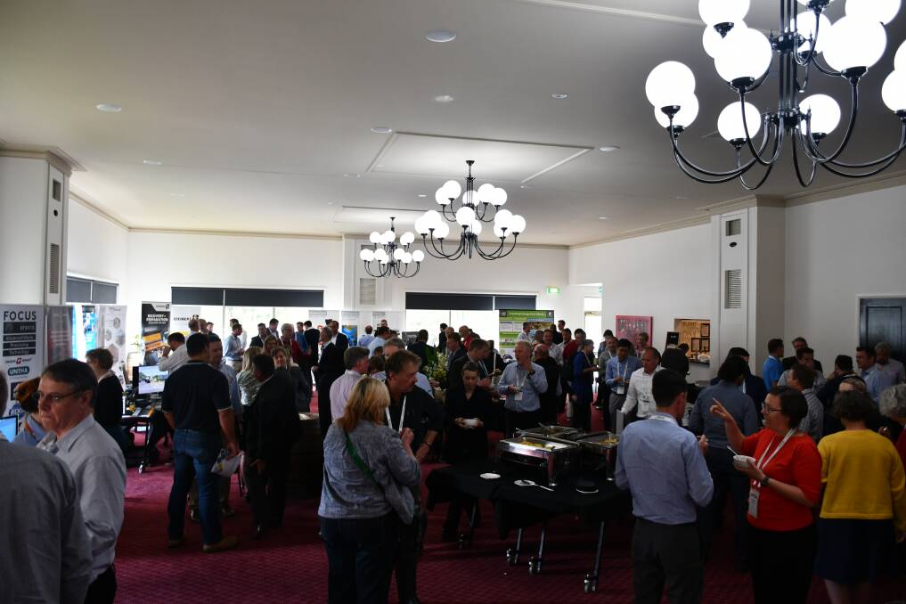 Opportunity: Lunchtime at Ballarat's Waste to Energy Forum allowed delegates to network.