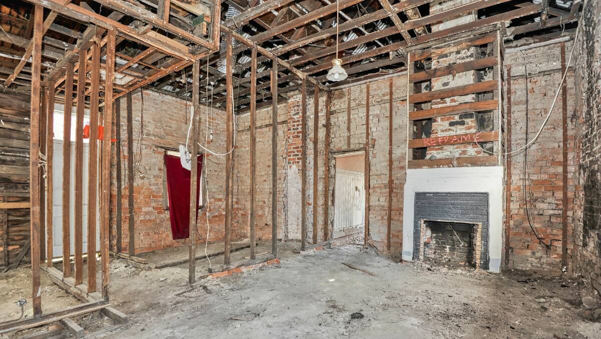 Inside: A renovator's dream on East Street South. Picture: contributed