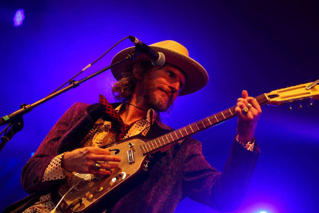 Tim Rogers performing last year. Picture: Rob Gunstone 