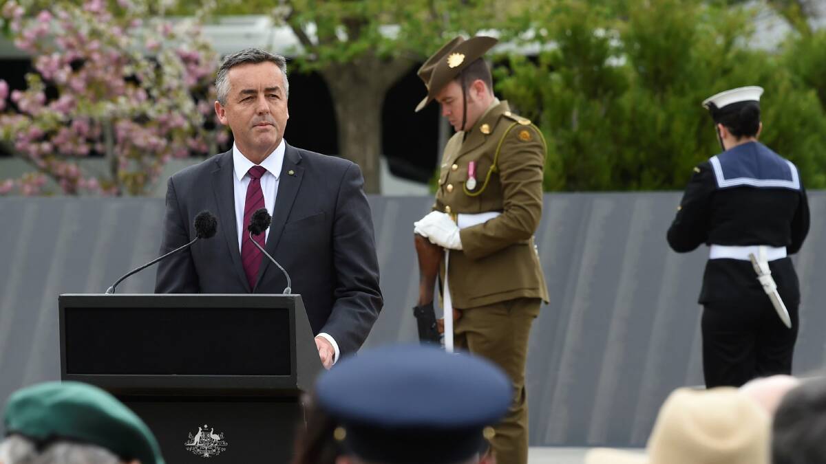 Minister for Veterans' Affairs Darren Chester.  Picture: Lachlan Bence