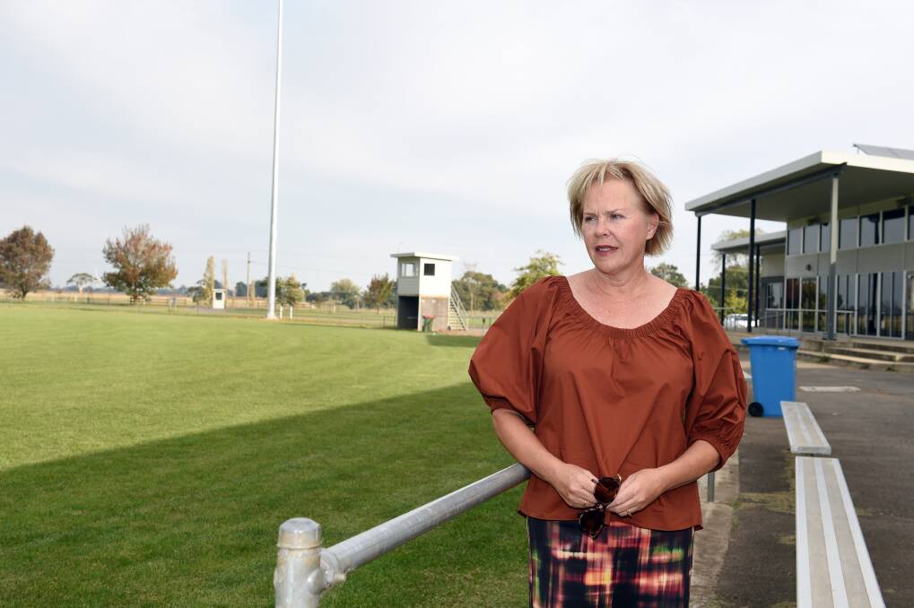 Community building: Bungaree resident Jo Frawley said investing in infrastructure will help the town grow. Picture: Kate Healy