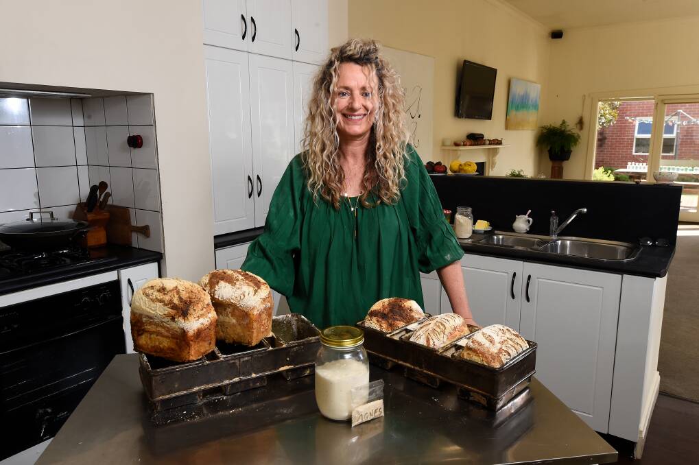 Fresh baked: Bridgette Yeoman and her sourdough starter, Agnes. Picture: Adam Trafford