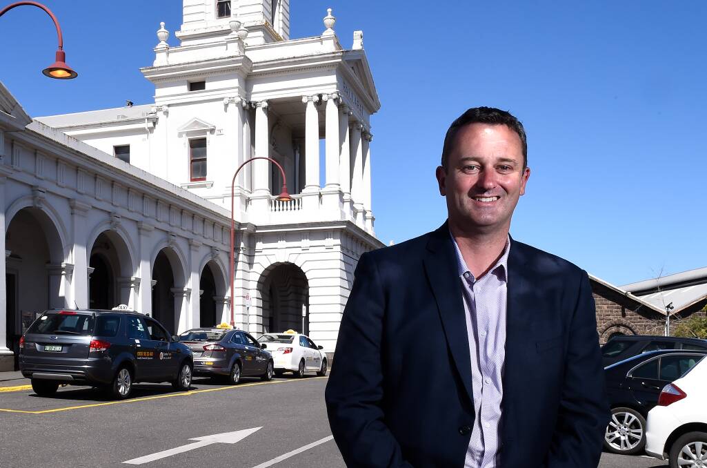 Potential: City of Ballarat mayor Daniel Moloney said the proposal could revitalise the station and Mair Street. Picture: Adam Trafford
