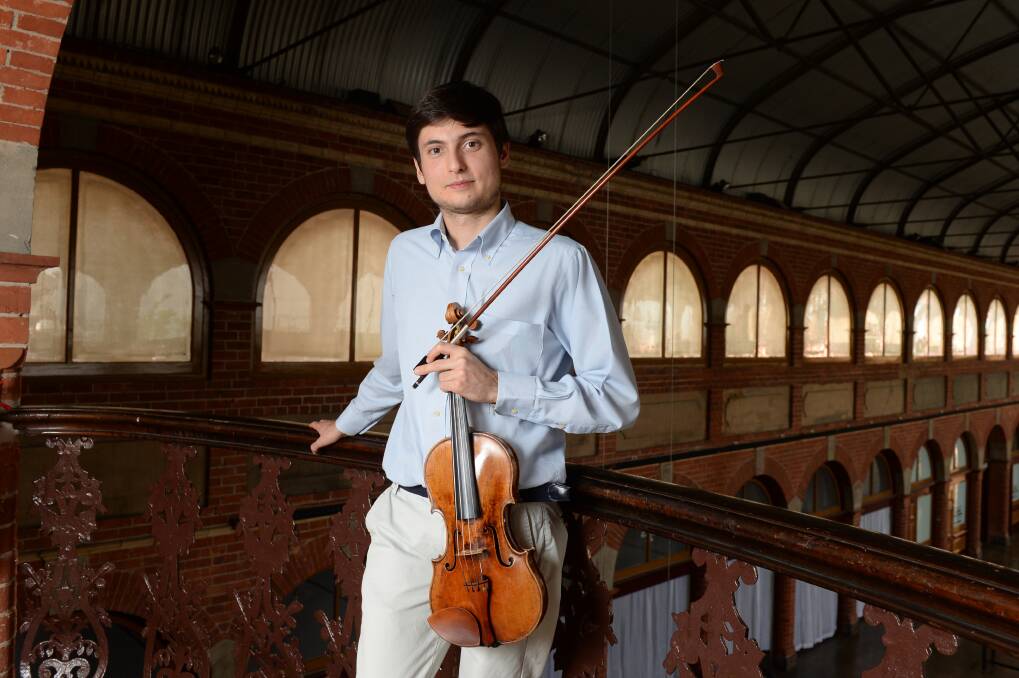 Stringing together: Paolo Tagliamento will perform at the Organs of the Ballarat Goldfields Festival. Picture: Kate Healy