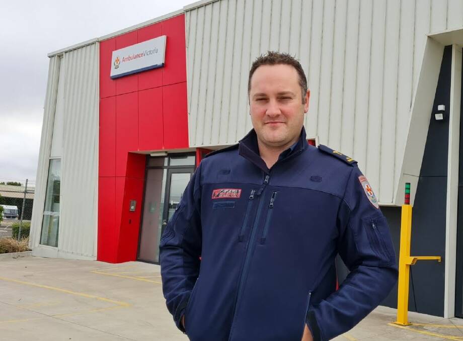 Ambulance Victoria Grampians Area Manager Andrew Fleming is facing many challenges including fatigued personnel and fast-growing areas that need branches. Picture by Gabrielle Hodson. 